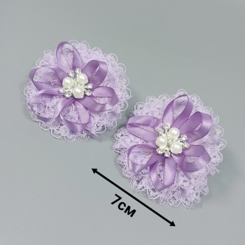  Бантики на резинках, 7см, (цена за 2шт), арт. 10221-1