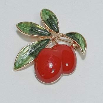  Брошь арт. 27207 (металл, эмаль), 4см