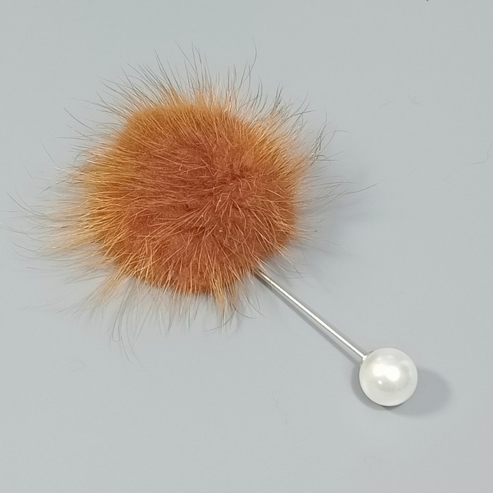  Брошь-булавка арт. 2747-3 (металл, стразы), 5.5х9.5см