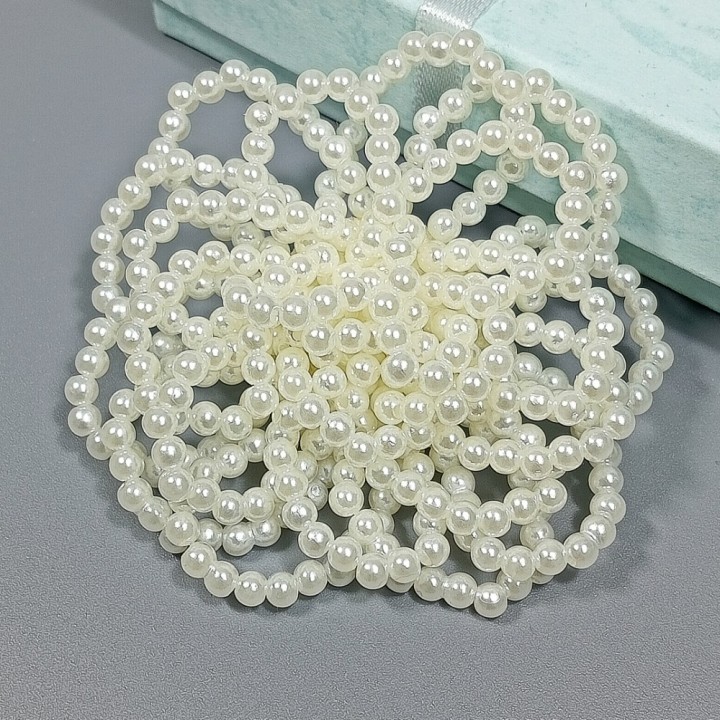  Брошь арт. 2713 (металл, иск. жемчуг), 7см