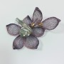  Брошь/зажим арт. 27460-2 (металл, стекл. бусины), 7.5см