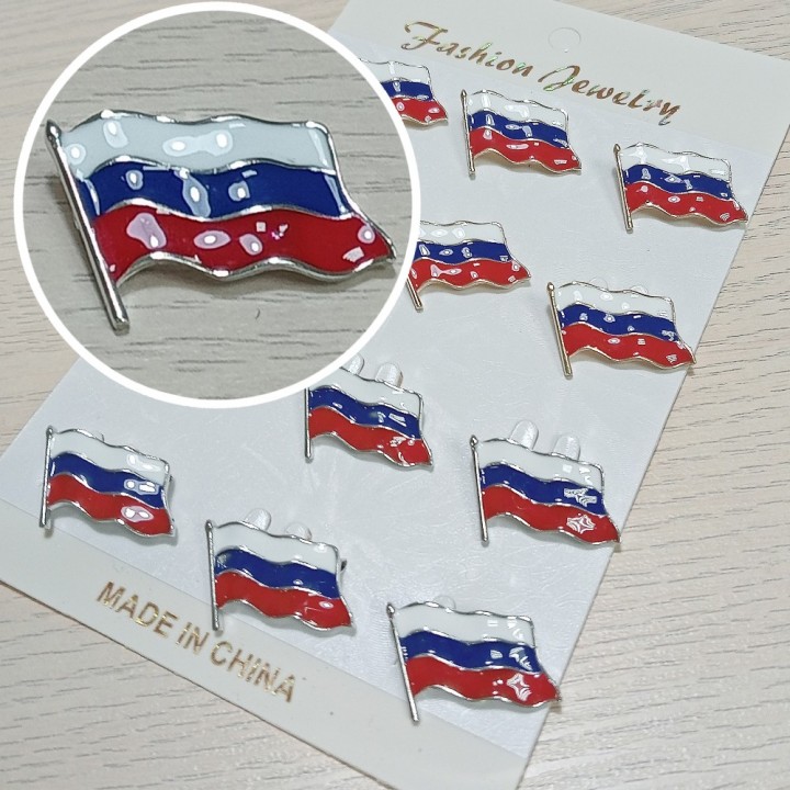  Брошь, арт. 27287 (цена за 1шт), 2.5х1.5см