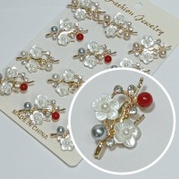  Брошь, арт. 27288 (цена за 1шт), 2.5х4см