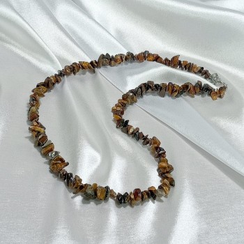 Бусы из тигрового глаза (галтовка), 50см, арт. 2055