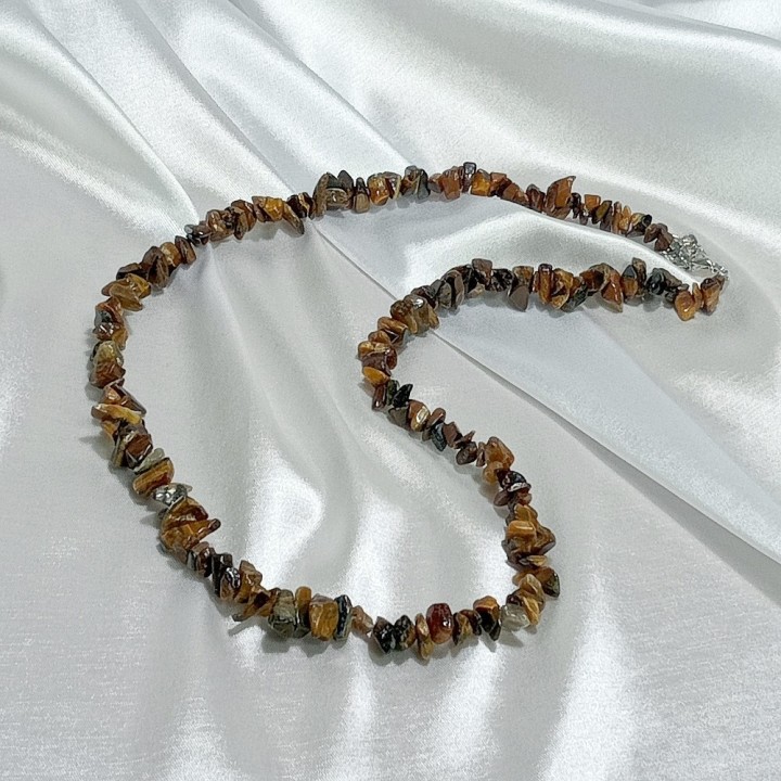 Бусы из тигрового глаза (галтовка), 50см, арт. 2055