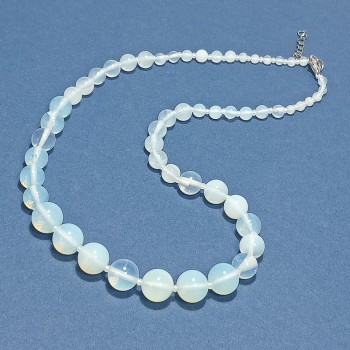 Бусы из лунного камня (имитация), 52см