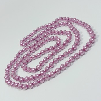 Бусы 120-130см, цвет - сиреневый, арт. 2024-02