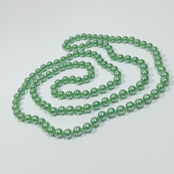 Бусы 120-130см, цвет - зеленый, арт. 2024-05