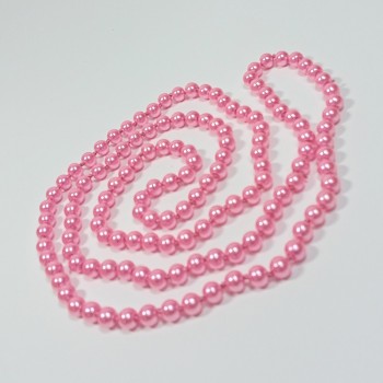 Бусы 120-130см, цвет - розовый, арт. 2024-16