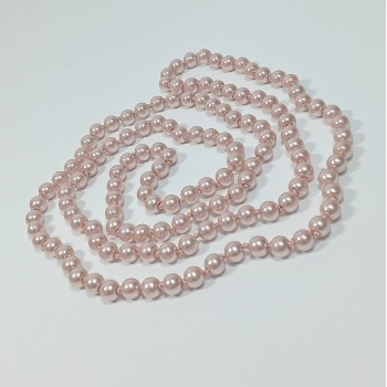 Бусы 120-130см, цвет - бежевый, арт. 2024-14