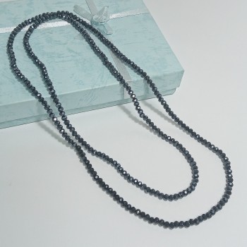 Бусы стеклянные граненые (95-100см), арт. 20199-04