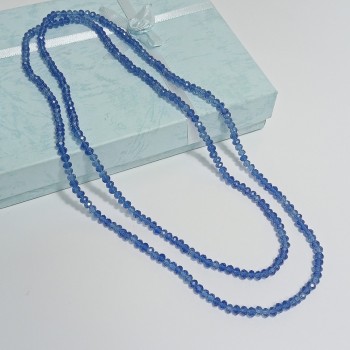 Бусы стеклянные граненые (95-100см), арт. 20199-06