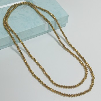 Бусы стеклянные граненые (95-100см), арт. 20199-08