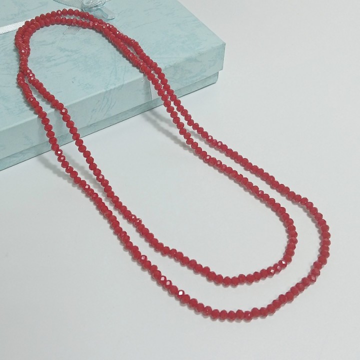 Бусы стеклянные граненые (95-100см), арт. 20199-10