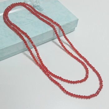 Бусы стеклянные граненые (95-100см), арт. 20199-12