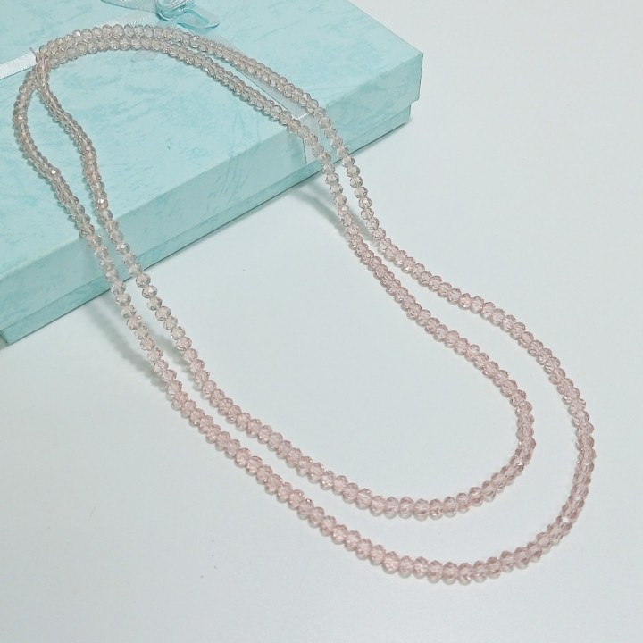 Бусы стеклянные граненые (95-100см), арт. 20199-13