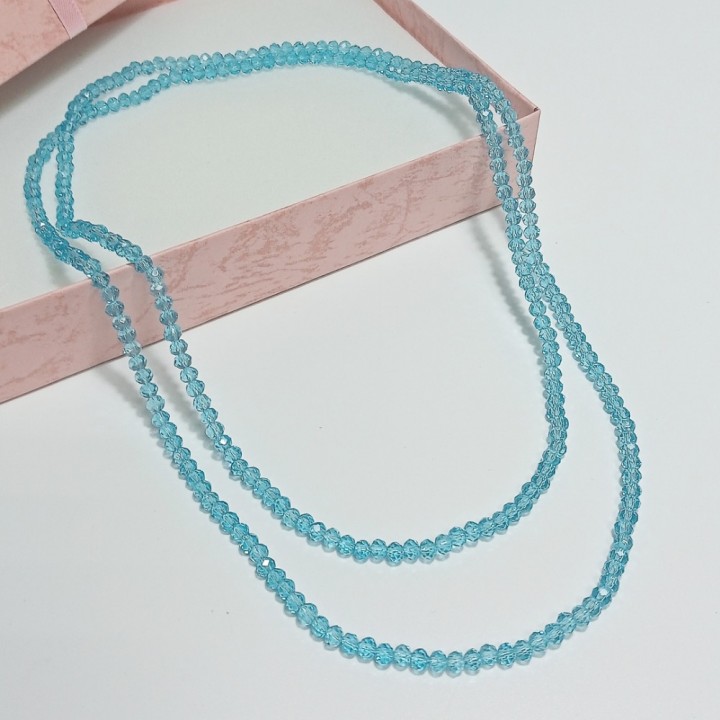 Бусы стеклянные граненые (95-100см), арт. 20199-16