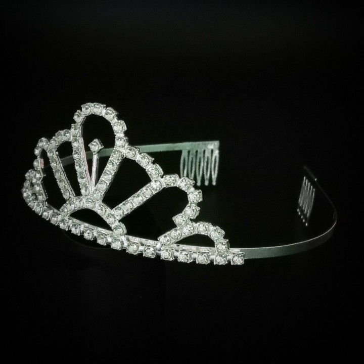 Диадема на ободке с гребенками, арт. 2621-1