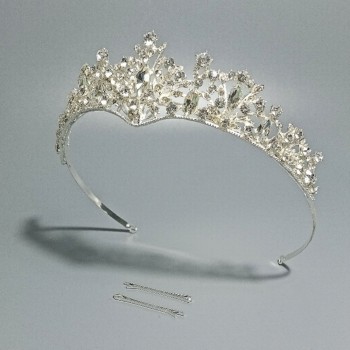  Диадема на ободке с петлями на невидимках, арт. 2640