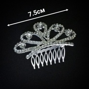  Диадема на гребешке 7.5х4.3см, арт. 2617-1