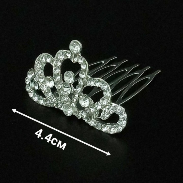  Диадема на гребешке 4.4х2.6см, арт. 2628