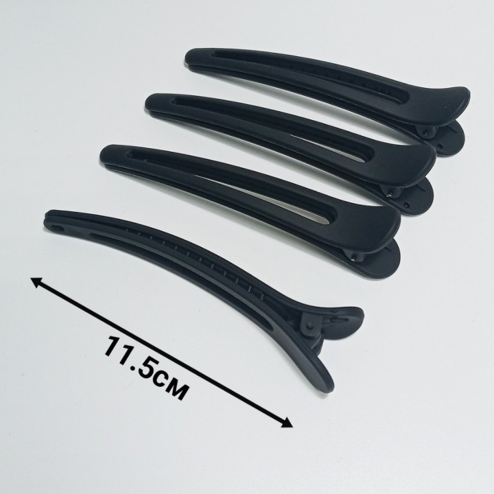  Зажим-утка, матовый пластик, 11,5см (цена за 1шт), арт. 17213