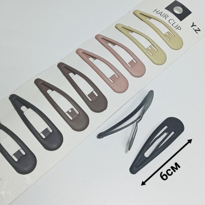  Набор зажимов на листе 10шт., 6см, арт. 1761