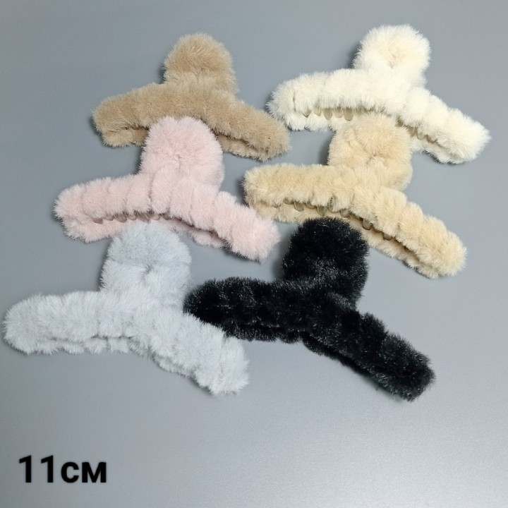  Краб 11см (цена за 1шт), пластик, иск. мех, арт. 12149