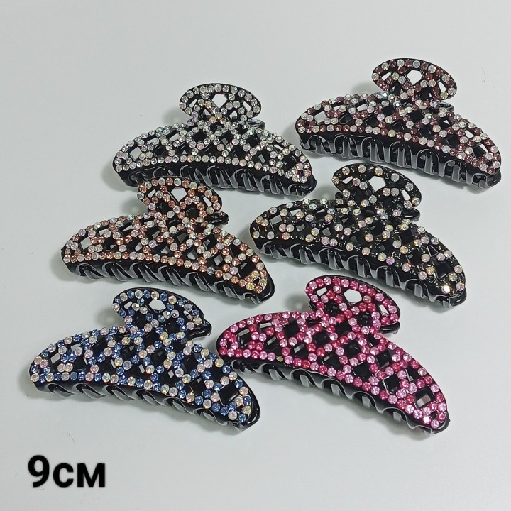  Краб 9см, глянцевый пластик, стразы (цена за 1шт), арт. 12266