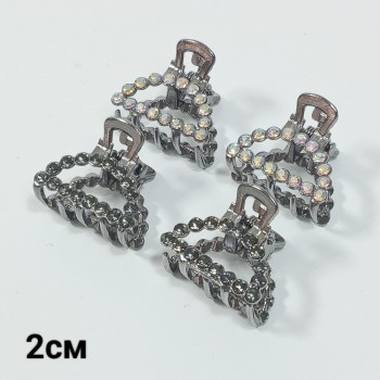  Краб 2см (цена за 1шт.), металл, стразы, арт. 12168