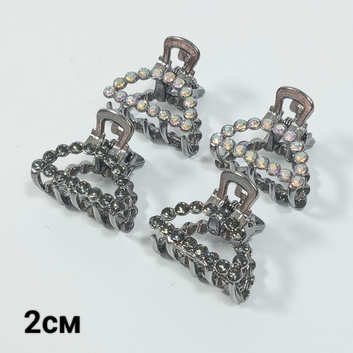  Краб 2см (цена за 1шт.), металл, стразы, арт. 12168