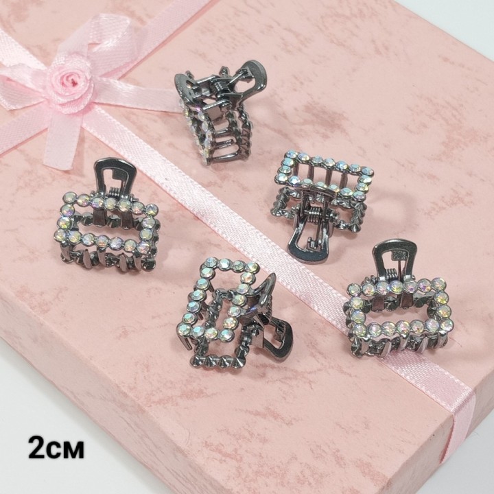  Краб 2см (цена за 1шт.), металл, стразы, арт. 12189