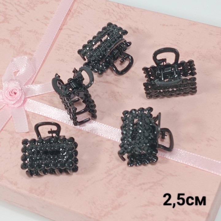  Краб 2.5см (цена за 1шт.), металл, стразы, арт. 12197