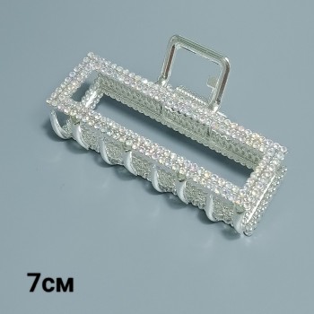  Краб 7см, металл, стразы, арт. 12223