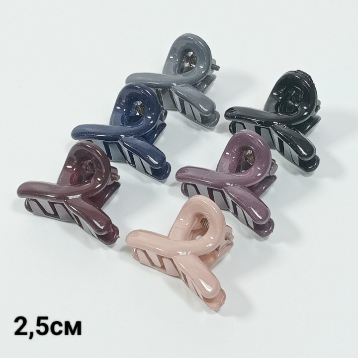  Краб 2,5см (цена за 1шт.), глянцевый пластик, арт. 12326