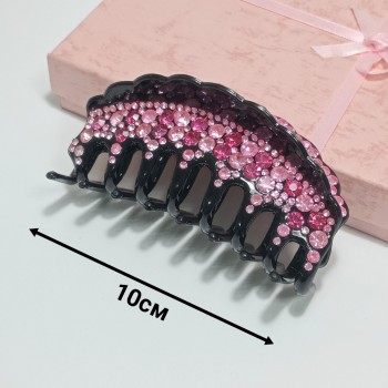  Краб 10см, глянцевый пластик, стразы (цена за 1шт.), арт. 12158