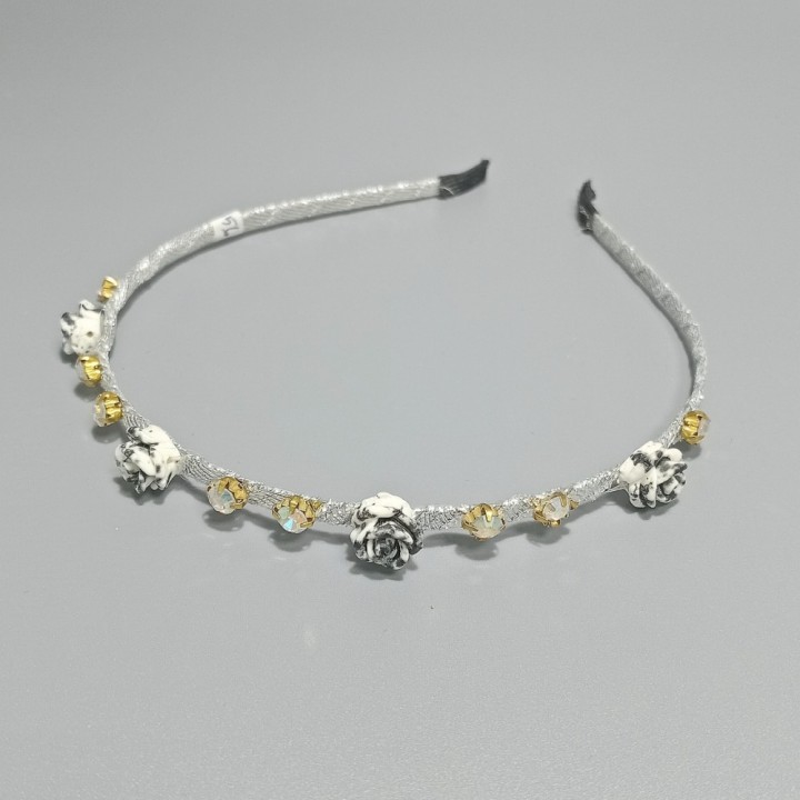 Ободок с розочками, арт. 1356  Ободок с розочками, арт. 1356