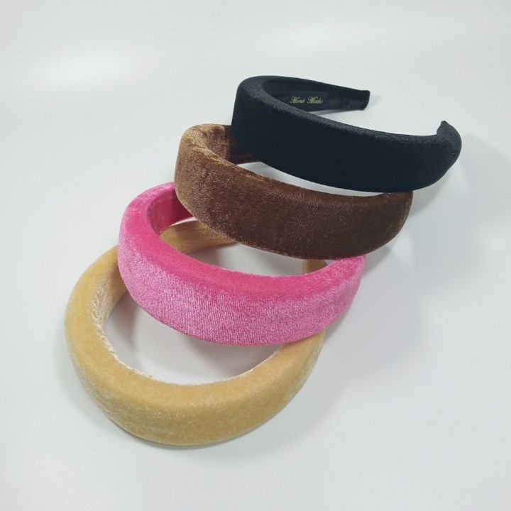 Ободок велюровый объемный (цена за 1шт), арт. 13104  Ободок велюровый объемный (цена за 1шт), арт. 13104