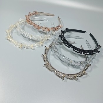  Ободок с крабиками (цена за 1шт), арт. 1317, глянцевый пластик