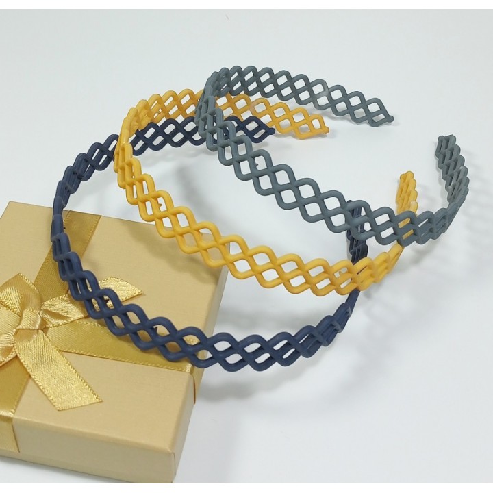 Ободок из матового пластика (цена за 1шт), арт. 1354