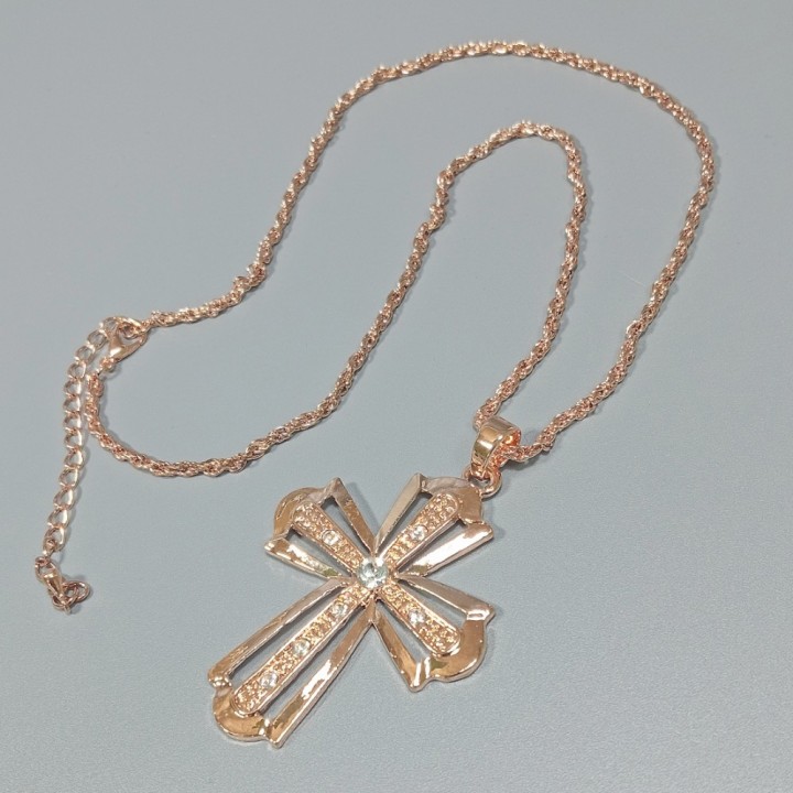   Подвеска "крест" с цепочкой, арт. 2809