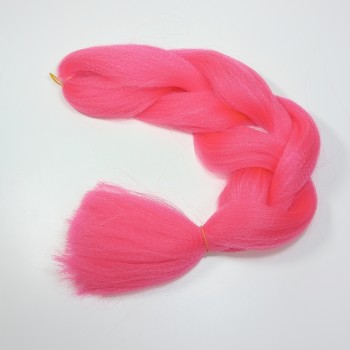 Канекалон 60см, 100гр, цвет фуксия неон, арт. 7505-07, картонная подложка