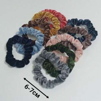  Резинка из велюра, диаметр 6-7см (цена за 1шт.), арт. 10340