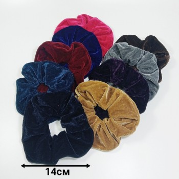  Резинка из велюра, диаметр 14см (цена за 1шт.), арт. 10312