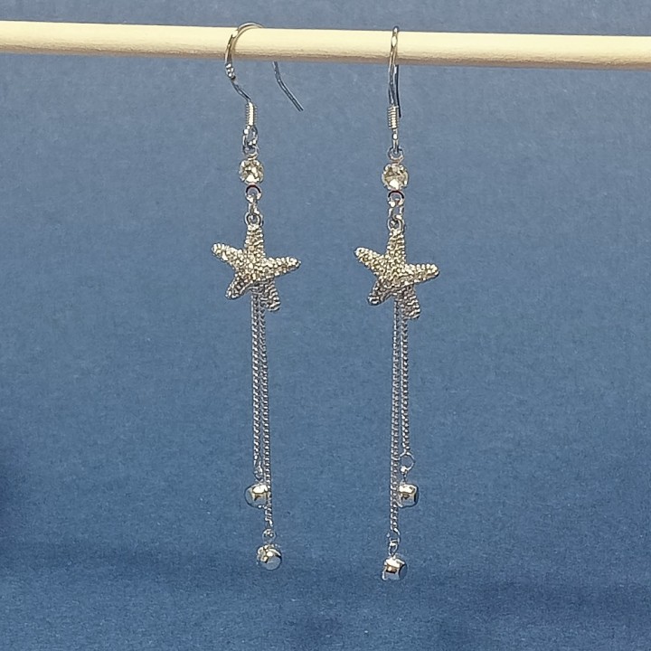  Серьги "морская звезда", арт. 22275
