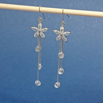  Серьги "цветок", арт. 22153