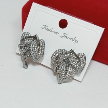  Серьги "Листики" арт. 22558-1