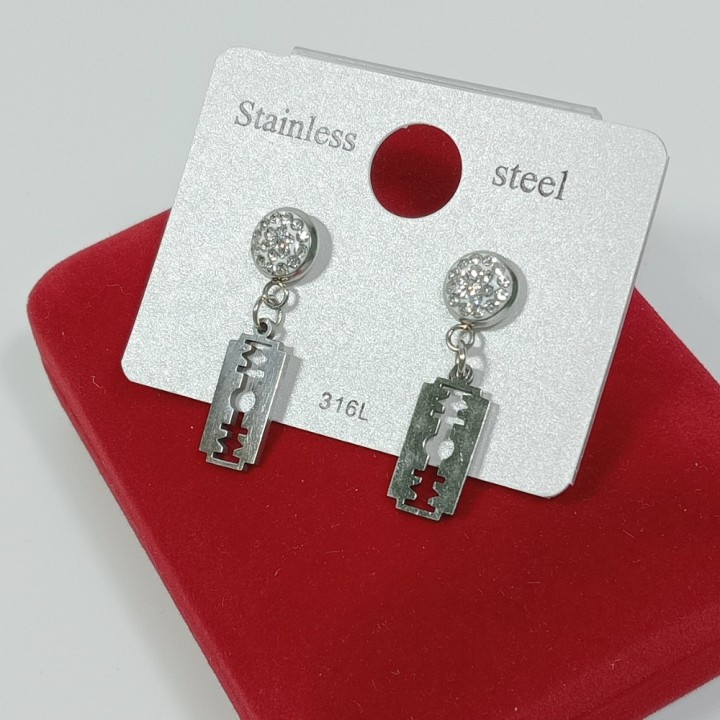  Серьги на застежке "гвоздик" арт. 22661