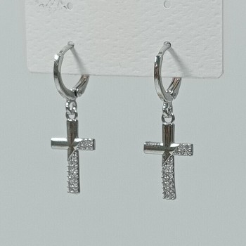  Серьги на застежке "конго" арт. 22650