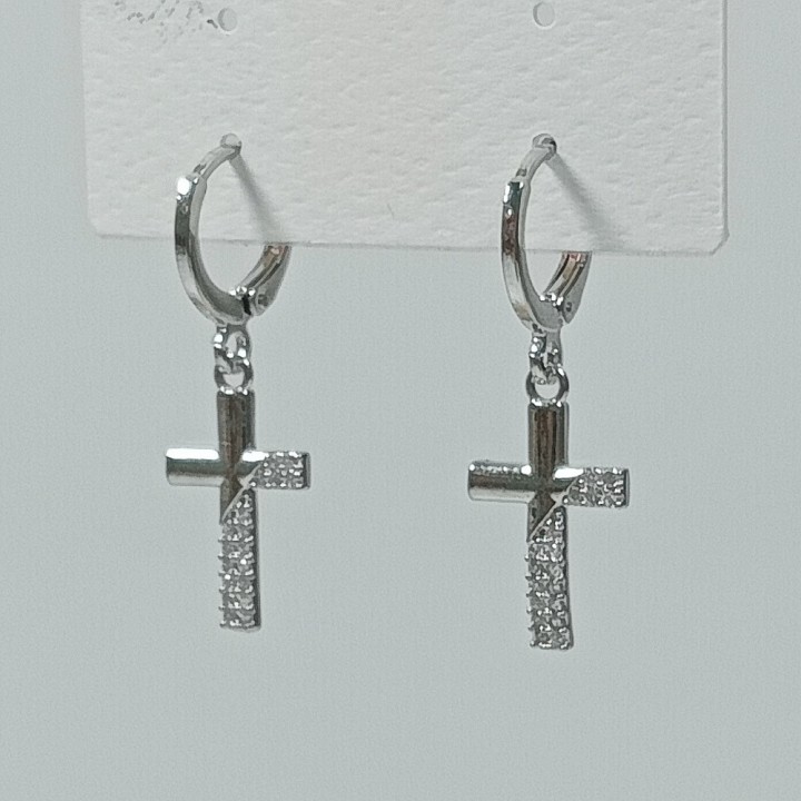  Серьги на застежке "конго" арт. 22650